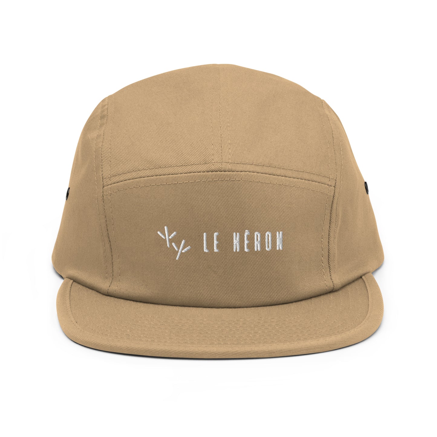 Le Hēron - 5 Panel Cap Khaki