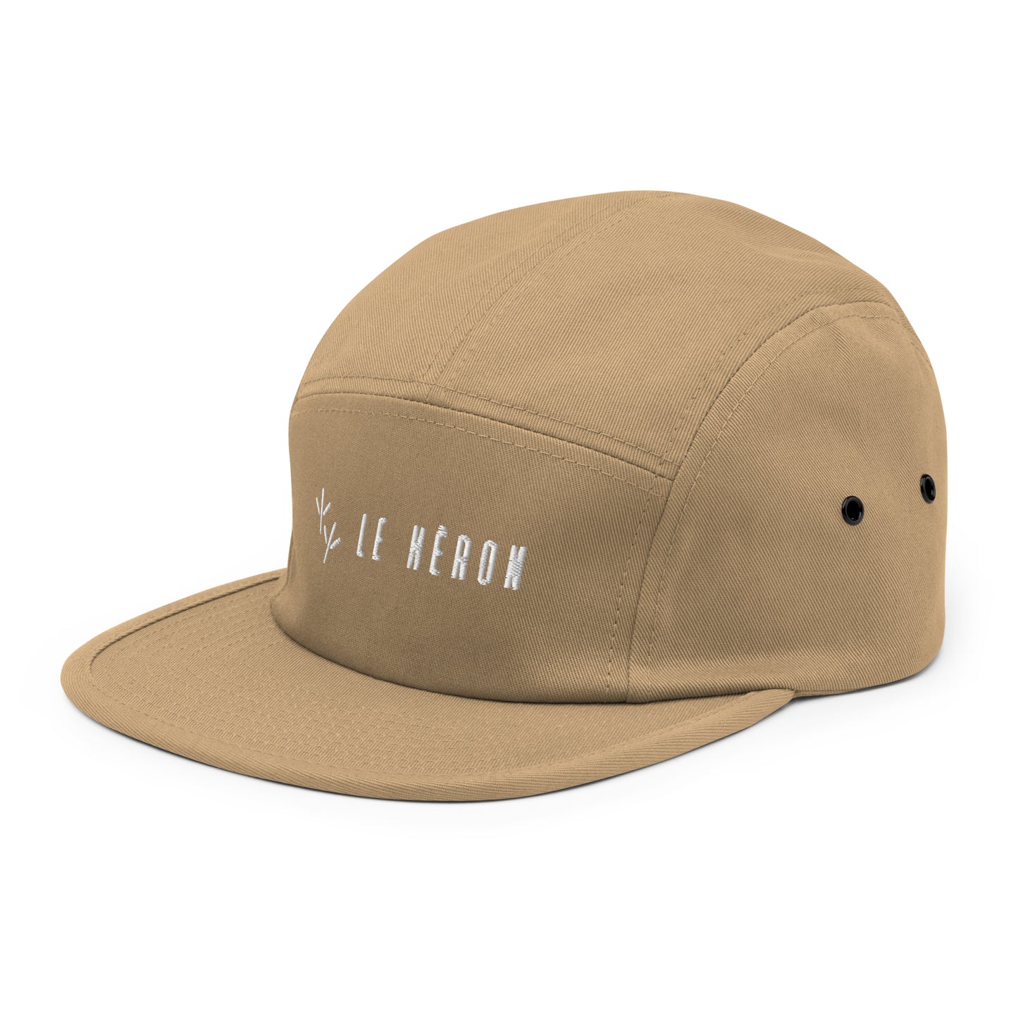 Le Hēron - 5 Panel Cap Khaki