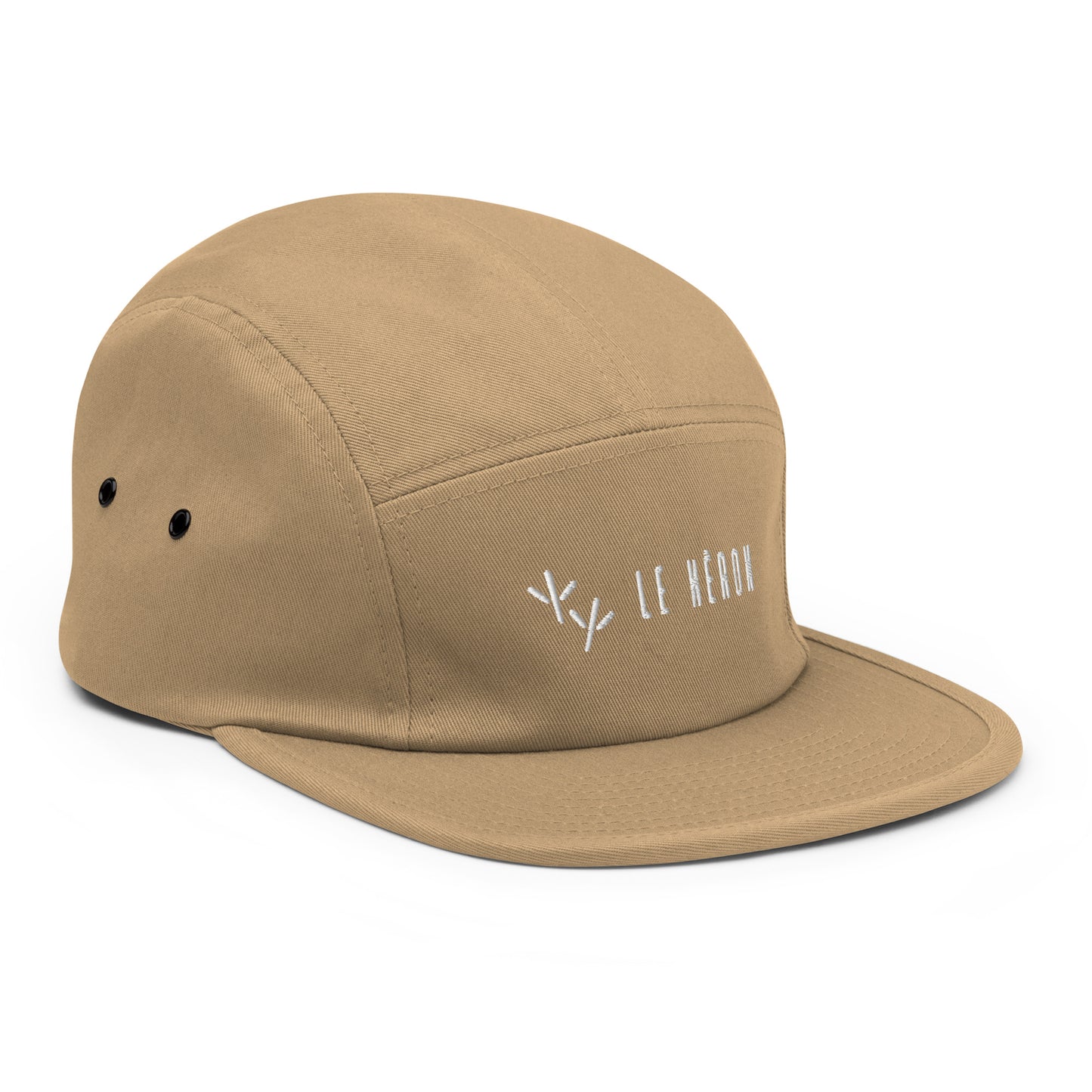 Le Hēron - 5 Panel Cap Khaki